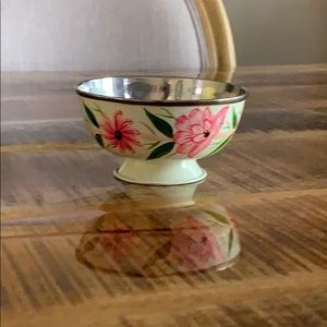 Small Floral Hand Painted Anthropologie Bowl